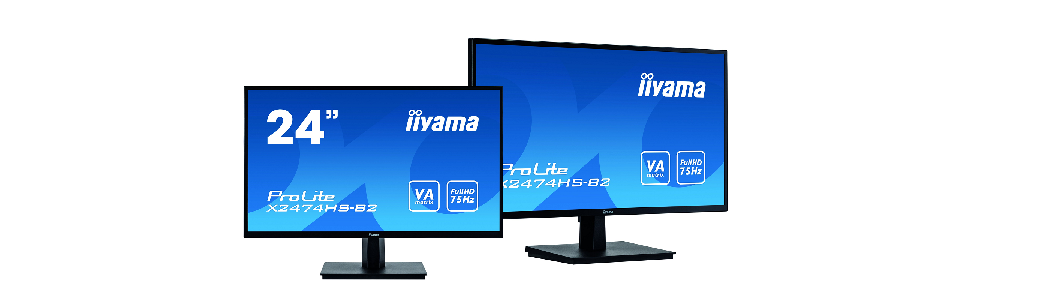 iiyama ProLite X2474HS-B2 24 In Full HD Monitor with VA Panel