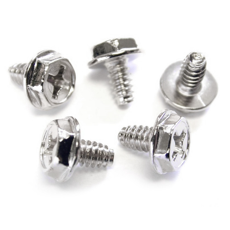 Replacement PC Mounting #4-40 Metal Jack Screw Standoff - 50 Pack