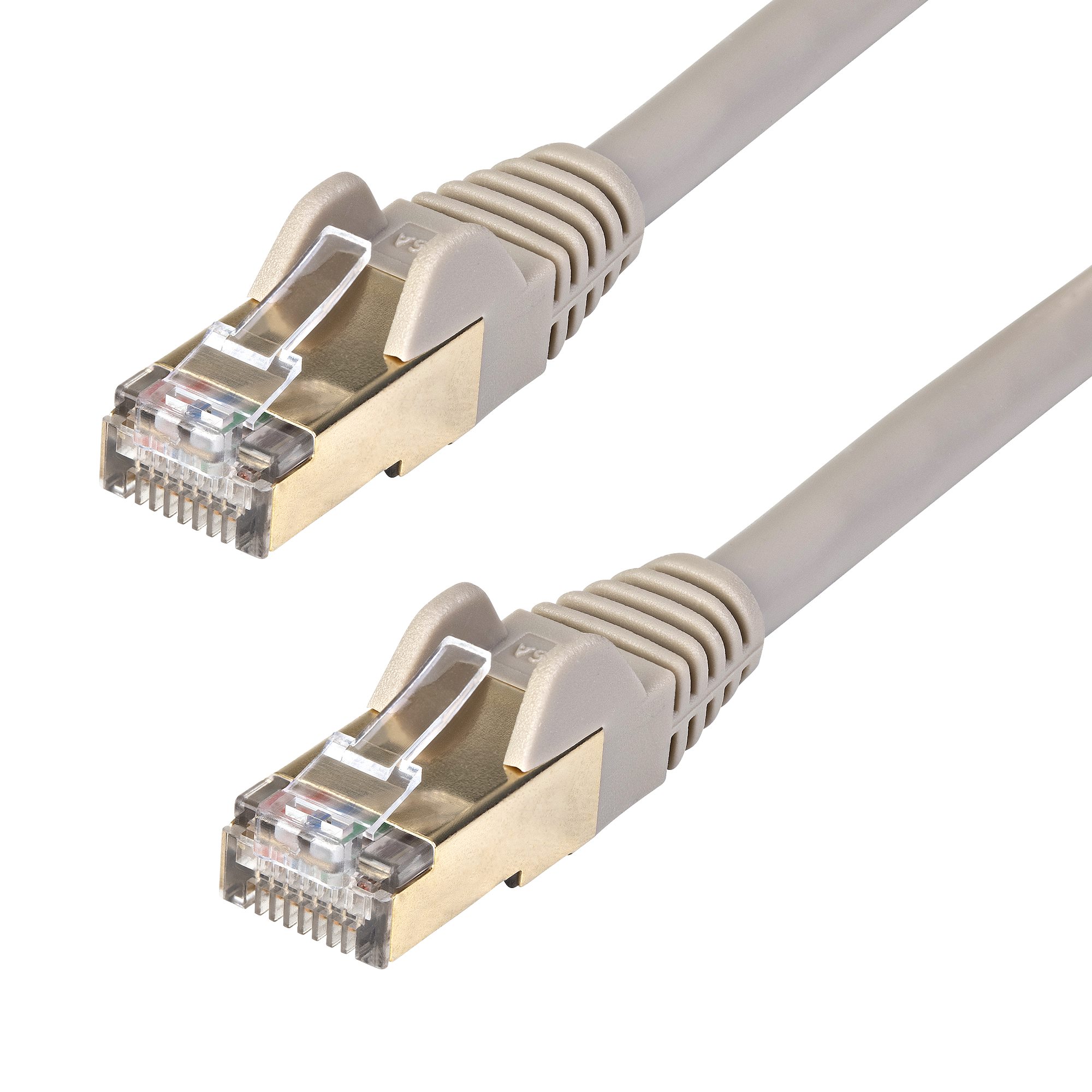 StarTech.com 2m CAT6 Ethernet Cable - White CAT 6 Gigabit Ethernet Wire  -650MHz 100W PoE++ RJ45 UTP Category 6 Network/Patch Cord Snagless w/Strain