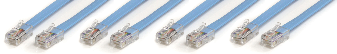 6 ft Cisco Console Rollover Cable - M/M - T1 Cables & Router