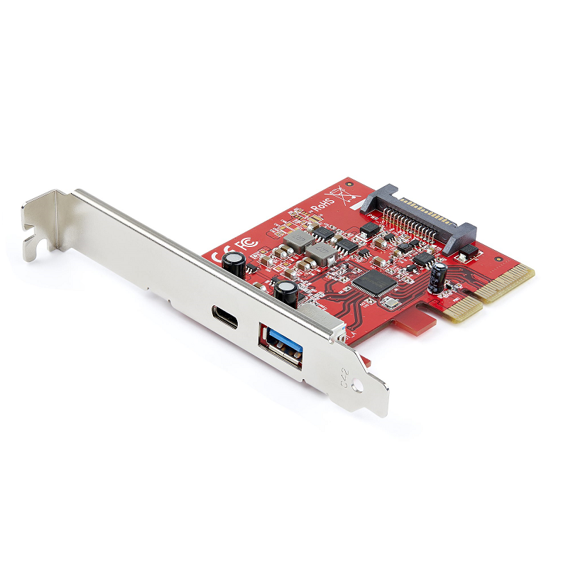 StarTech PEXUSB311AC3 Dual Port USB 3.1 Card - 1x USB-C - 1x USB-A Expansion Card