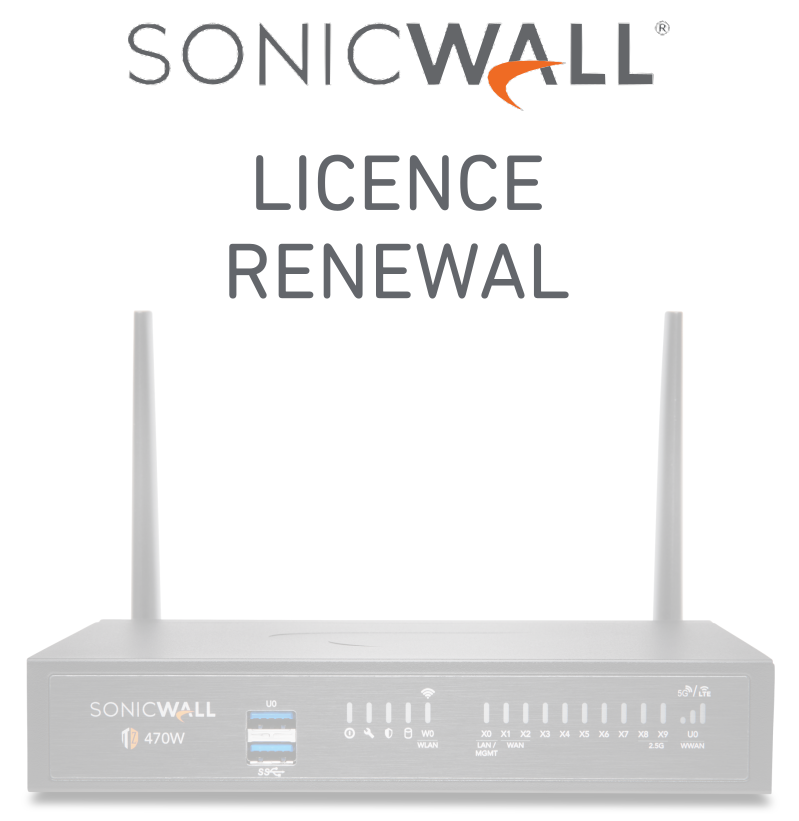 SonicWall 02-SSC-6501 8x5 Support for TZ470W 