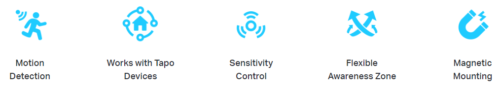 Tapo Smart Button, Flexible Sensitivity Control, Magnetic Mounting