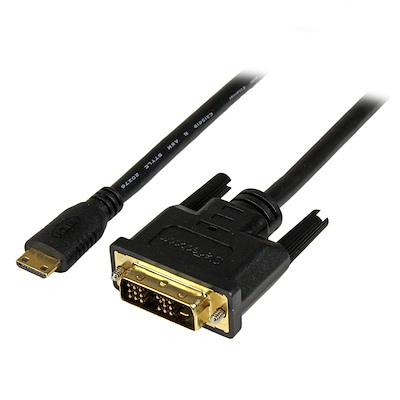 StarTech HDCDVIMM3M 3m Mini HDMI to DVI-D Cable 
