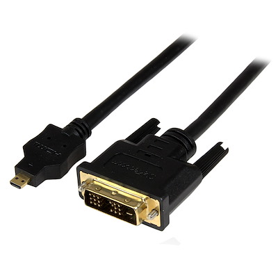 StarTech HDDDVIMM1M 1m Micro HDMI to DVI-D Cable
