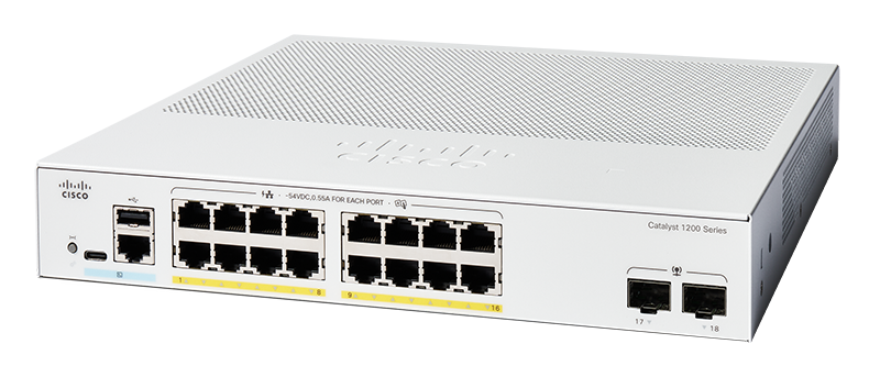 Switch Ethernet industriel, 18 ports 100M non administrables