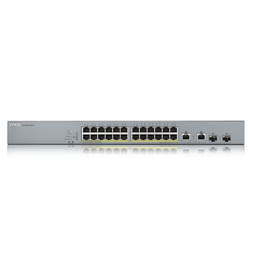 Zyxel GS1350-26HP 24-port GbE Smart Managed PoE Switch