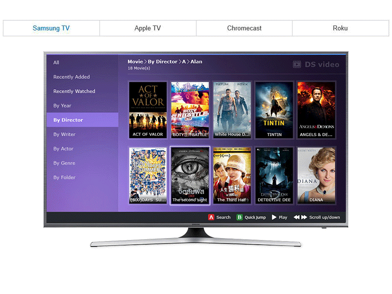 Stream content to your TV