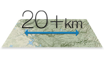 Proven Links: 20+ km