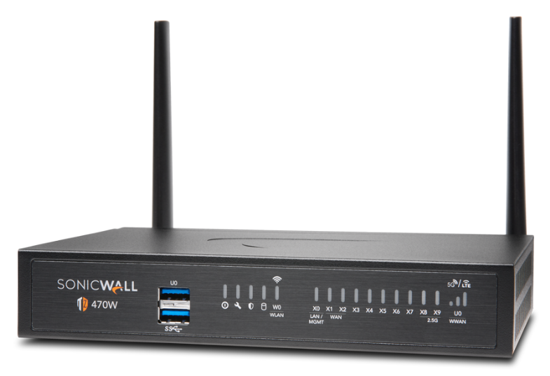 SonicWall 02-SSC-6804 TZ470 AC Firewall Appliance 1yr Total Secure ...