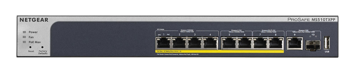 Netgear 24-Port 10-Gigabit/Multi-Gigabit Ethernet Switch 