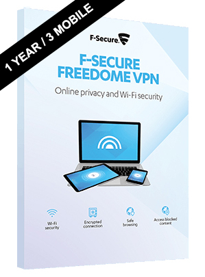 F-Secure Freedome VPN Online Privacy Pro... | Comms Express