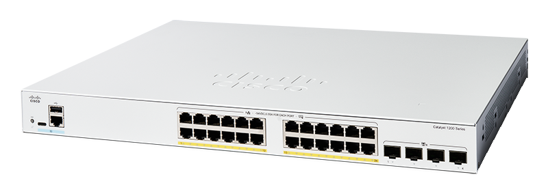 Cisco C1200-24FP-4X 24 Port Gigabit + 4x SFP+ L3 Supported Managed Switch