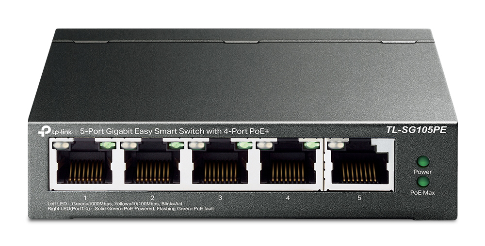 You Recently Viewed TP-Link TL-SG105PE 5-Port Gigabit Easy Smart Switch Image