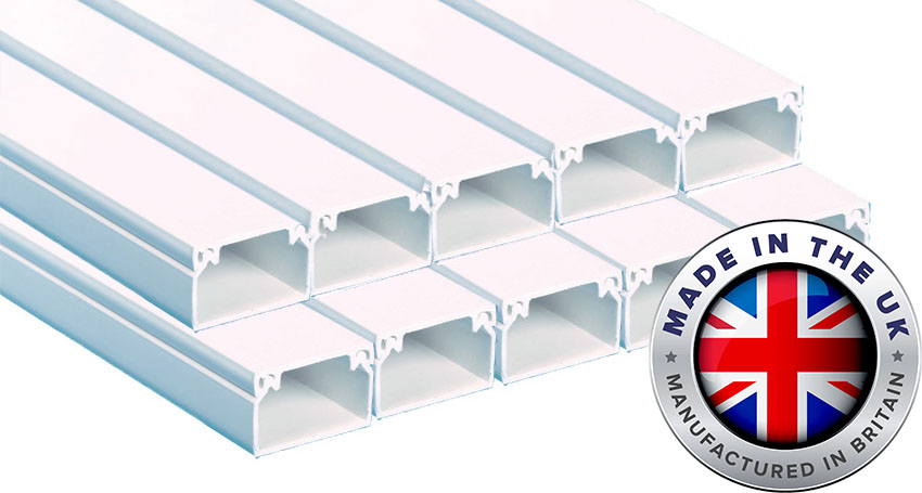 You Recently Viewed UK Made 25 x 40mm PVC Trunking (10 x 3mts) Image