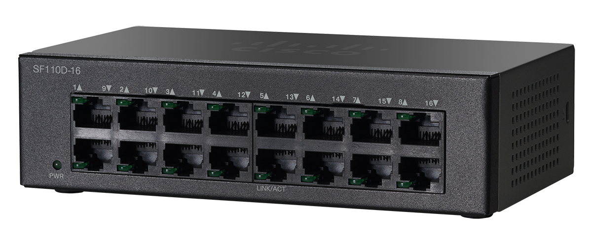 You Recently Viewed Cisco 110 Series Switch SF110D-16 Image