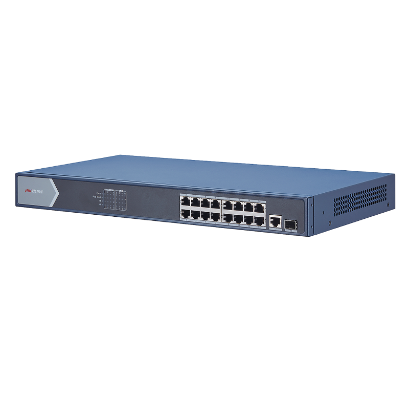 You Recently Viewed Hikvision DS-3E0518P-E 16 Port Gigabit Unmanaged POE Switch Image