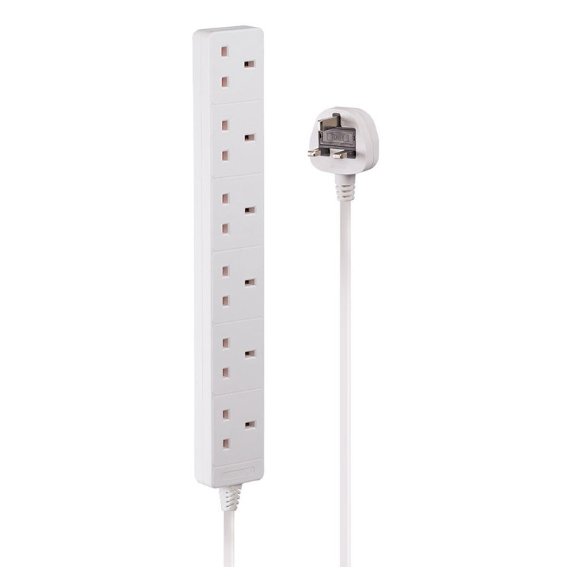 You Recently Viewed Lindy 6-Way UK Mains Power Extension, White Image