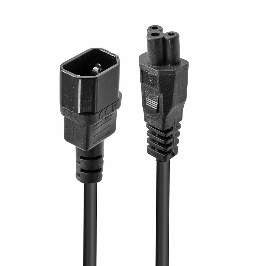 You Recently Viewed Lindy 30343 5m IEC C14 To IEC C5 Cloverleaf Extension Cable Image