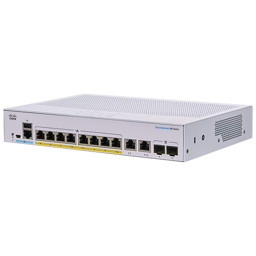 You Recently Viewed Cisco CBS350-8P-2G-UK 8-Port LE Gigabit Ethernet Managed Switch Image