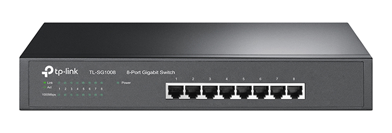 You Recently Viewed TP-Link TL SG1008 8-Port Gigabit Unmanaged Rackmount Switch Image