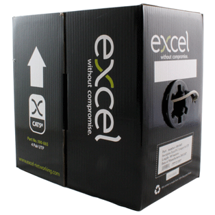 Excel Cat5e Cable U/UTP Eca PVC 305m Box