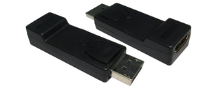 You Recently Viewed Display Port Male - HDMI Female Black Adaptor Image