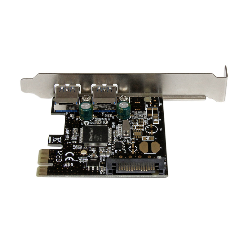 StarTech PEXUSB3S23 2 Port PCIe SuperSpeed USB 3.0 Controller Card w/SATA Power