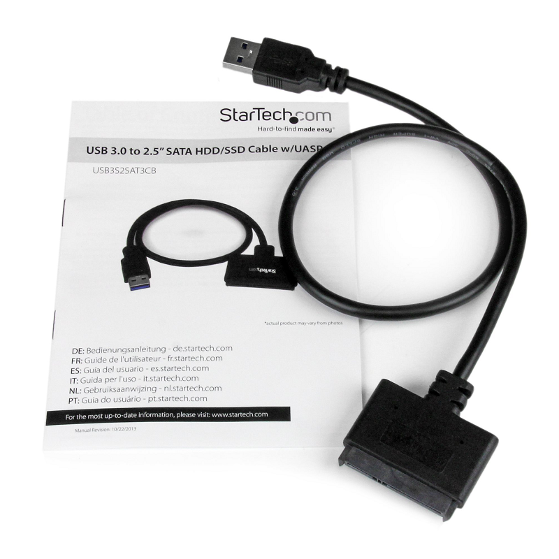 StarTech USB3SSATAIDE USB 3.0 to SATA or IDE Hard Drive Adapter / Converter