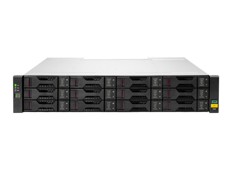 HPE R7J72B HPE MSA 2060 10GBASE-T iSCSI LFF Storage, 2060 Large Form 4-port 10GBase-TiSCSI