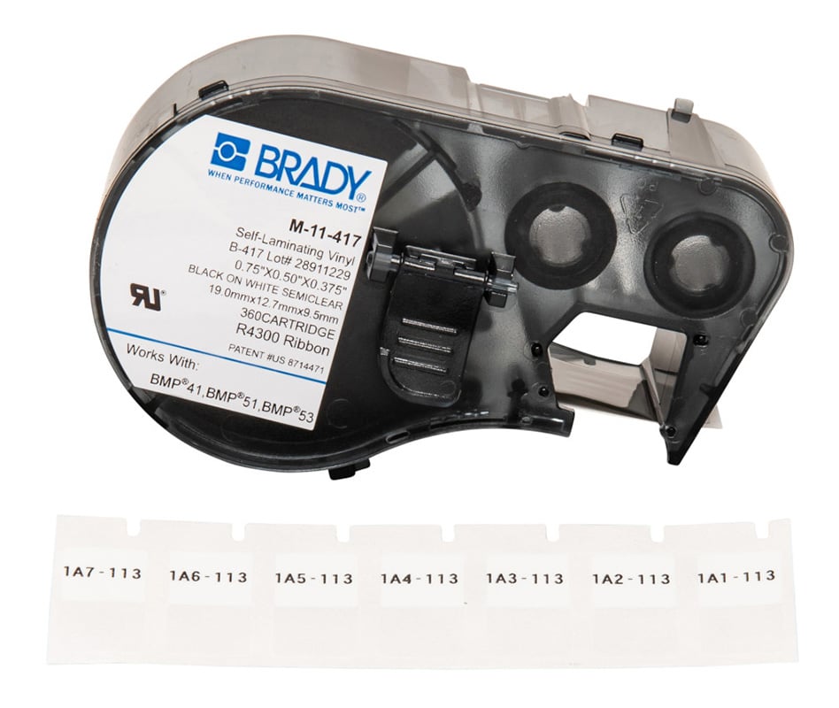 Brady B-417 High-Adhesion Self-Laminatin... | Comms Express