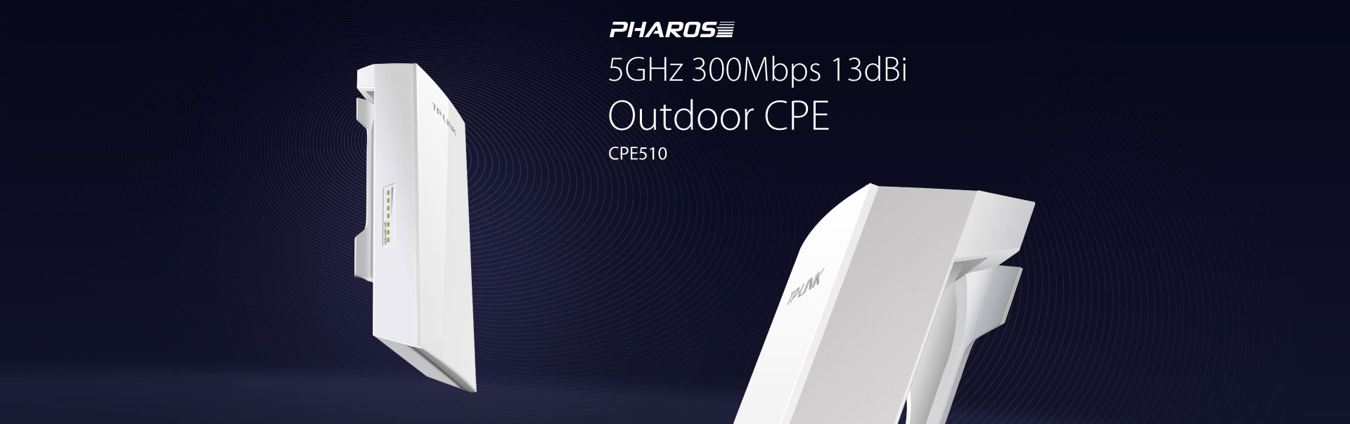 Pharos 5GHz 300Mbps 9dBi Outdoor CPE