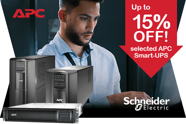 March Promo! Up to 15% OFF selected APC Smart-UPS with Schneider Electric «  Comms Express