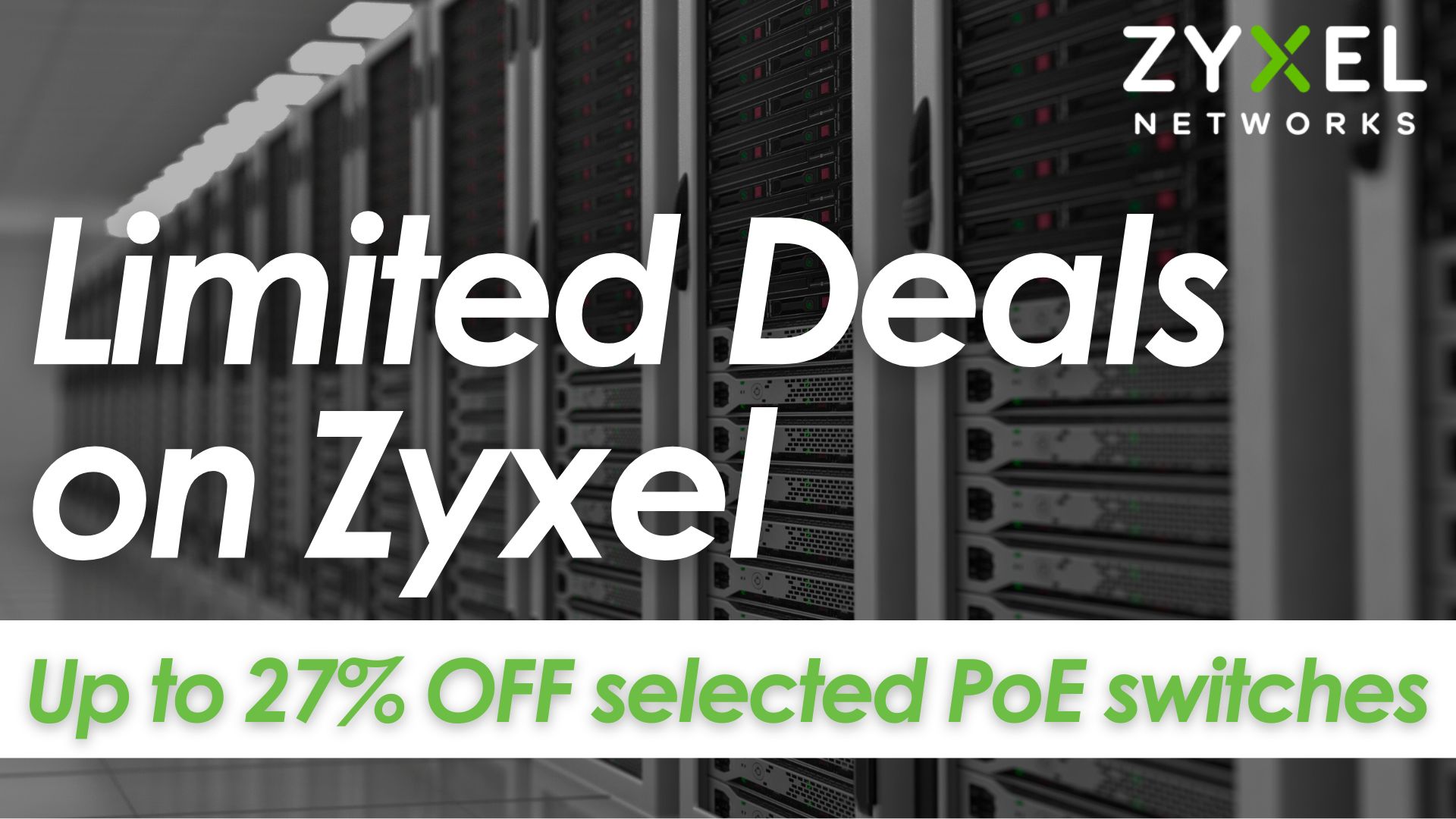 27% off PoE switches